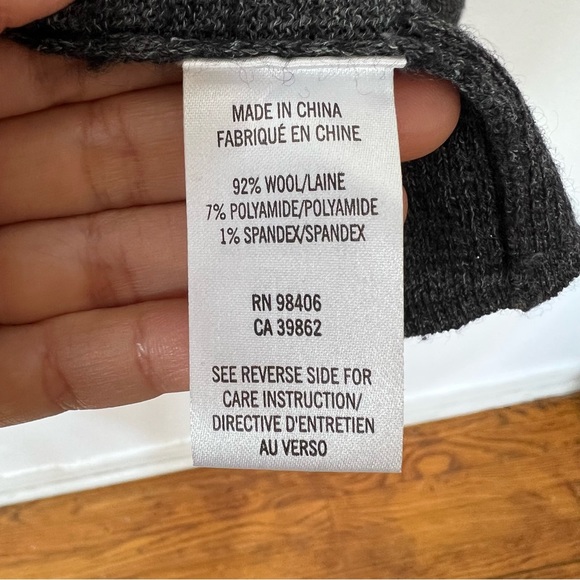 Theory Draped Trincy Wool Open Front Cardigan Sweater Sz S - Picture 9 of 10